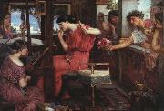 John William Waterhouse Penelope and the Suitors Sweden oil painting artist